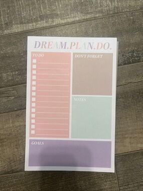 Pastel Daily Planner Pad - Pink, Lavender & Mint